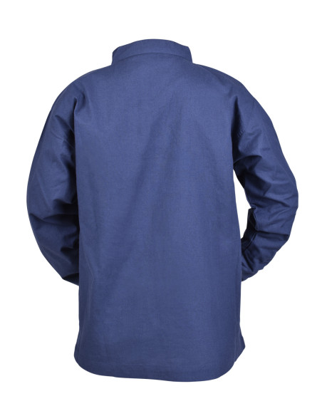 Chemise médiévale bleue pour garçon,...