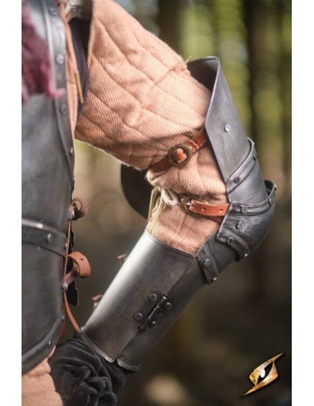 Protège-bras en acier noir série...