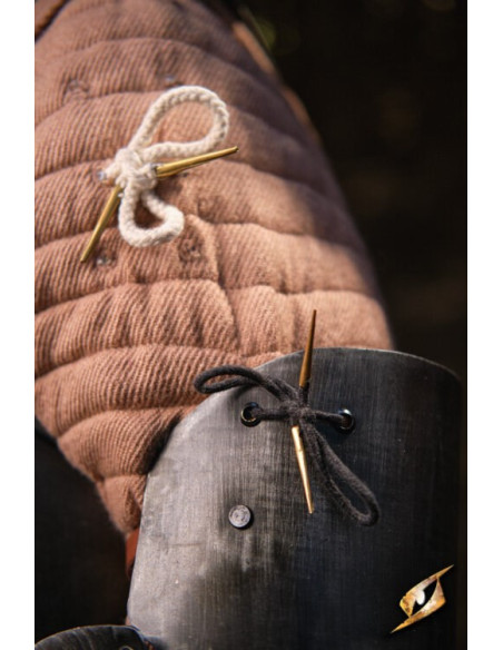 Protège-bras en acier noir série...