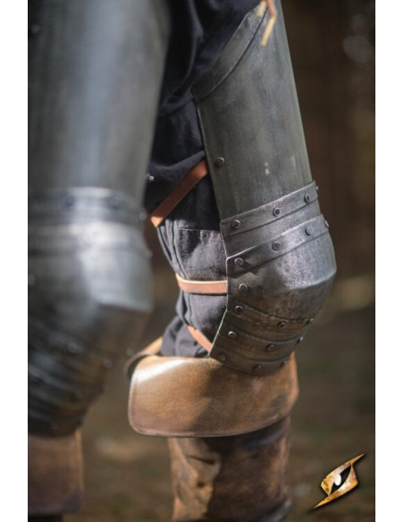 Protège-jambes en acier noir série...