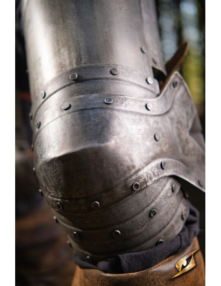 Protège-jambes en acier noir série...