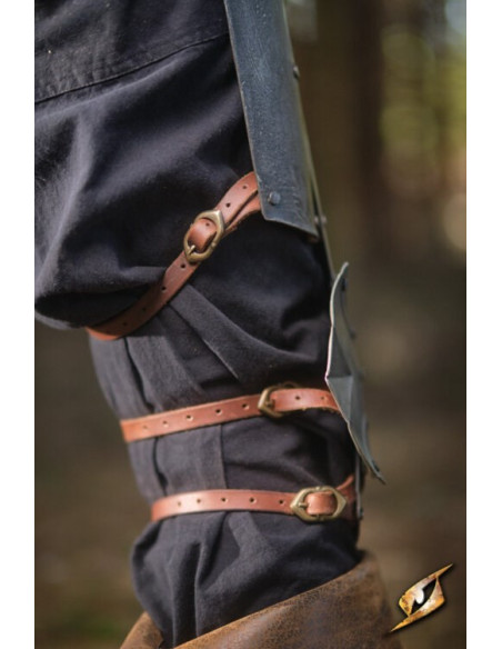 Protège-jambes en acier noir série...