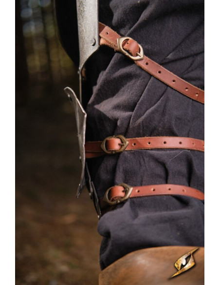 Protège-jambes en acier noir série...