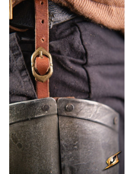 Protège-jambes en acier noir série...