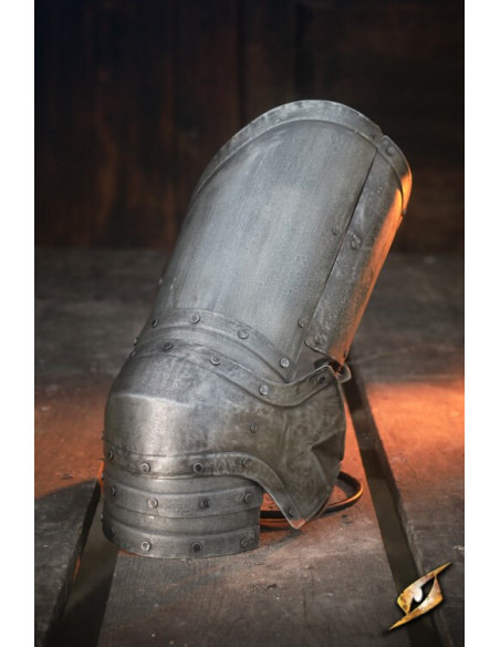 Protège-jambes en acier noir série...