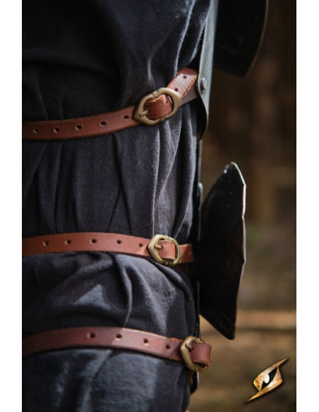 Protège-jambes en acier poli série...