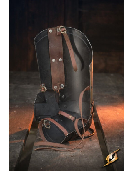 Protège-jambes en acier poli série...