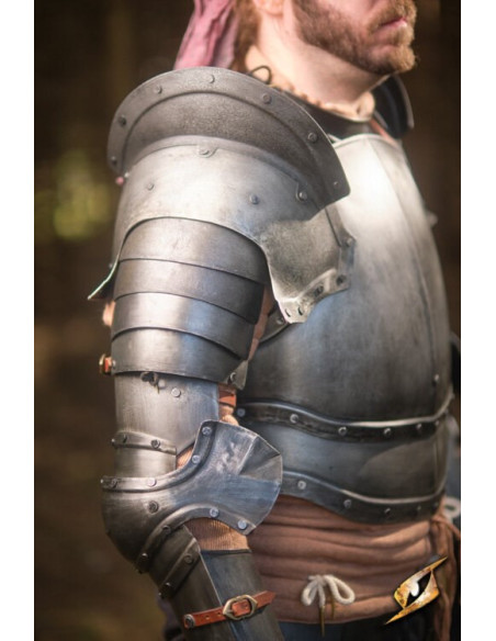 Ensemble complet en acier foncé de la...