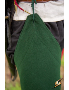 Legging en laine vintage de couleur Hunter Green 2