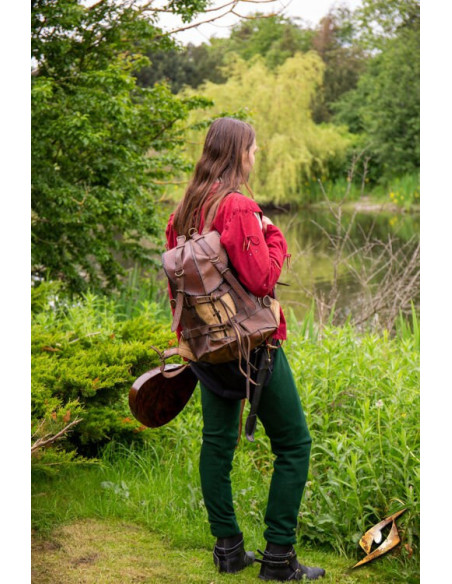 Legging en laine vintage de couleur...