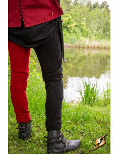 Legging vintage épique en laine noire