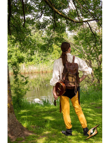 Bas de époque en coton de couleur...