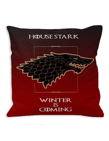 Coussin Game of Thrones House Stark
 Taille-35x35 cms. Matériel-Oxford