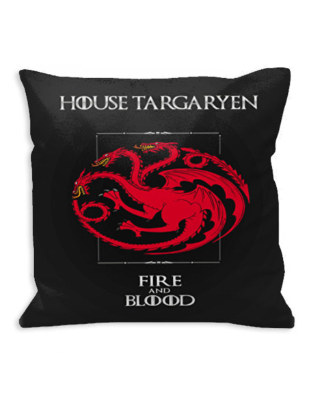 Coussin Game of Thrones House Targaryen