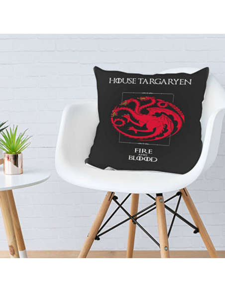 Coussin Game of Thrones House Targaryen