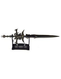Épée miniature World of Warcraft Frostmourne avec support