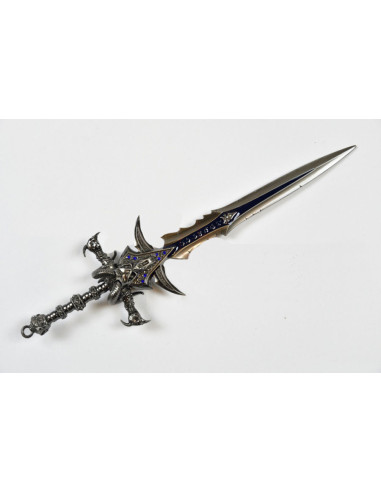 Épée miniature World of Warcraft Frostmourne avec support