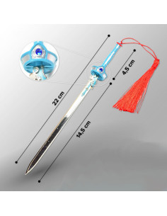 Épée miniature Sword Art Online Asuna avec support 2