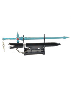 Épée miniature Sword Art Online Blue Dark Repulser avec fourreau et support