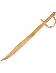 Épée de pirate en bois, 76 cm.