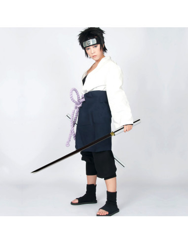 Katana forgé à la main de Sasuke Uchiha de Naruto ⚔️ Boutique Épées