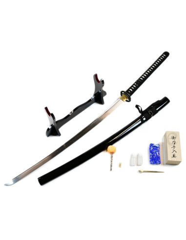 Miyamoto Musashi Katana, Katana en bois, épée de samouraï japonais