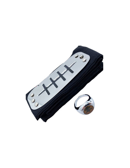 Bandana et bague Hidden Rain Village,...