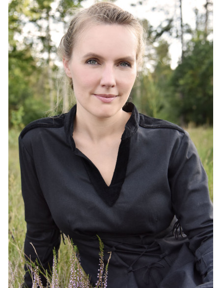 Robe médiévale courtisane Meira avec...