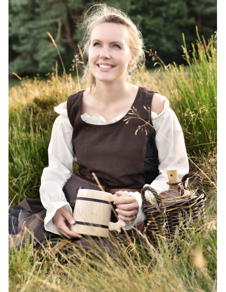 Robe médiévale sans manches Jarle en...