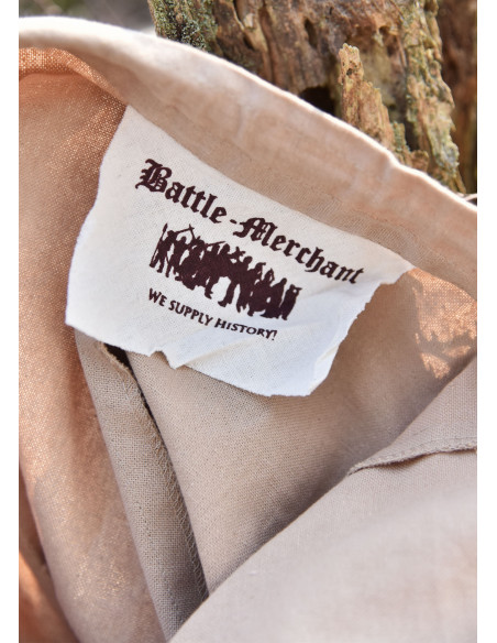 Jupe médiévale à coupe large, marron...