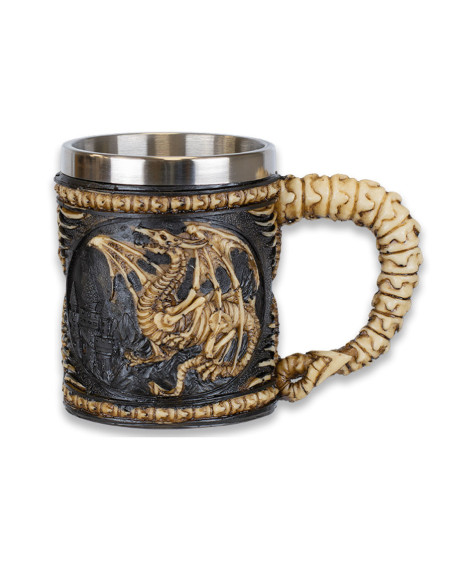 Tasse en os de dragon, 10,8 cm.