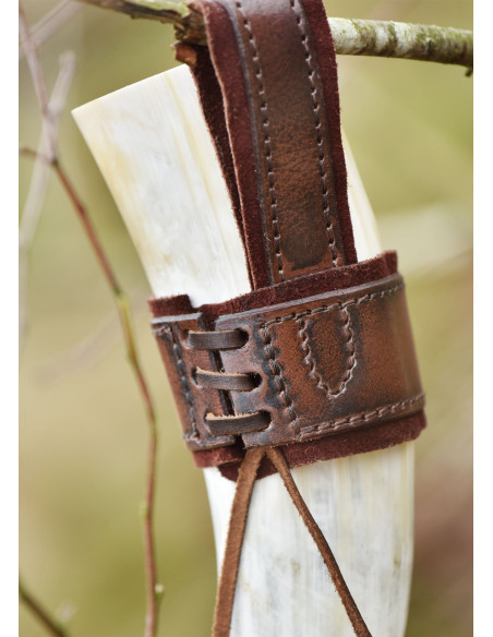 Tahalí pour cor en cuir et daim,...