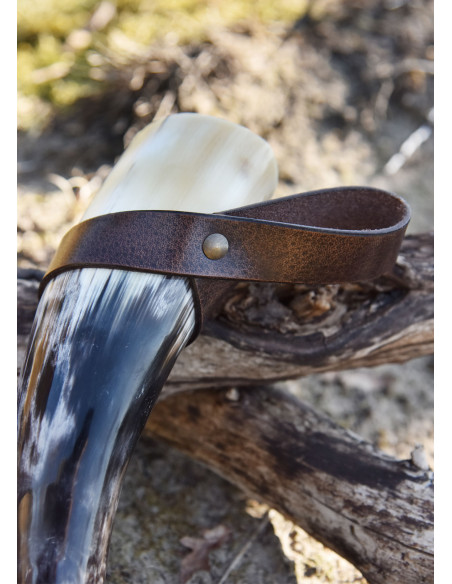 Tahalí simple pour cor en cuir,...