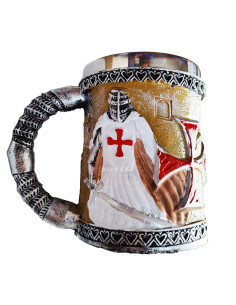 Mug en résine des Templiers