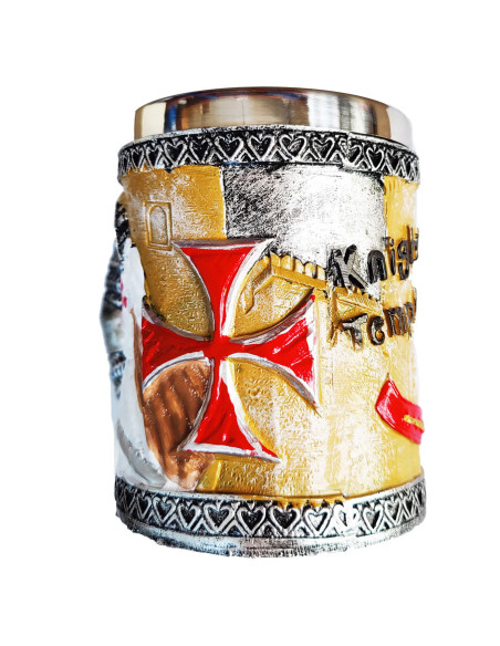 Mug en résine des Templiers