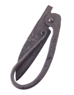 Couteau médiéval en fer forgé à la main, avec fourreau 2