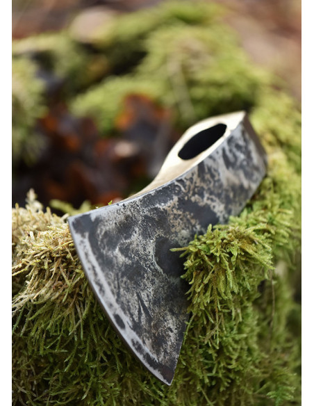 Tête de hache en acier au carbone...