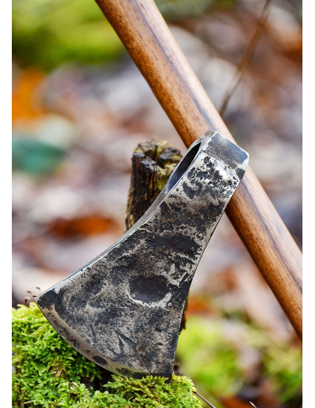 Tête de hache en acier au carbone...