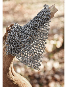 Cotte de mailles aluminium 20 x 20 cm, anneaux bordés 2