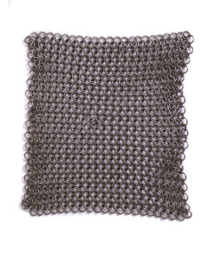 Cotte de mailles BTW 20 x 20 cm, anneaux ID 8 mm.