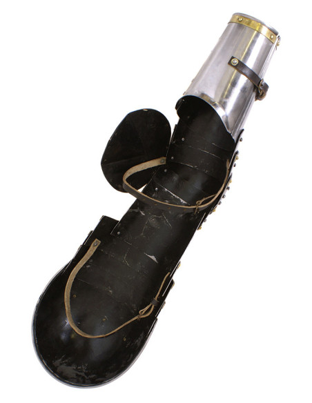 Paire de bras métalliques médiévaux...