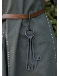 Crochet de ceinture en acier forgé à la main 2