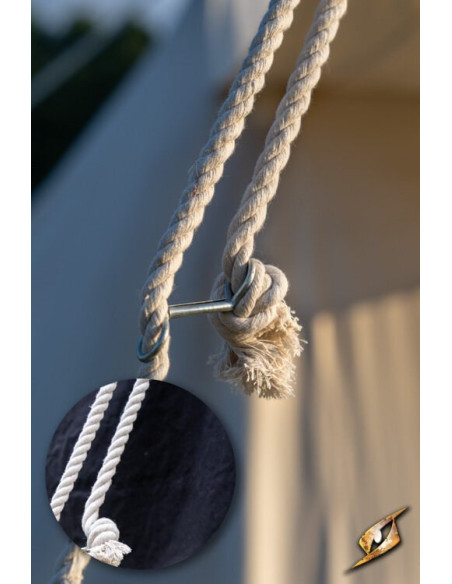 Tente médiévale noire pour guerriers...