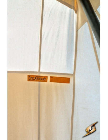 Tente médiévale rouge pour guerriers...