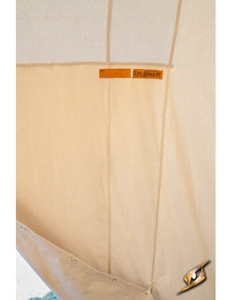 Tente médiévale noire pour guerriers...