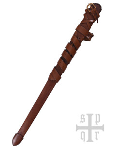 Fourreau en cuir avec ceinture pour épée médiévale ou viking