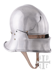 Casque fonctionnel gothique de type Sallet, S. XV