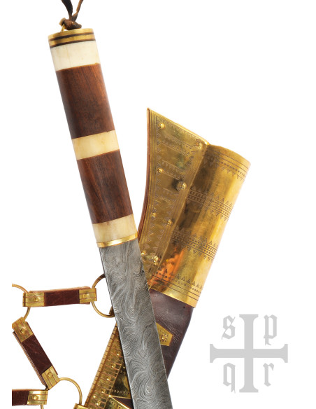 Couteau viking long type Seax, acier...