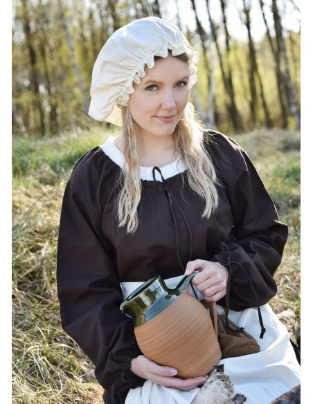 Coiffe médiévale pour jeune fille en...