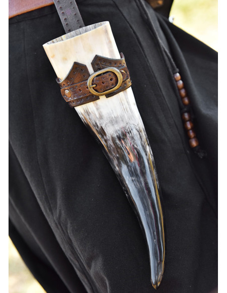 Baudrier en cuir avec boucle en...